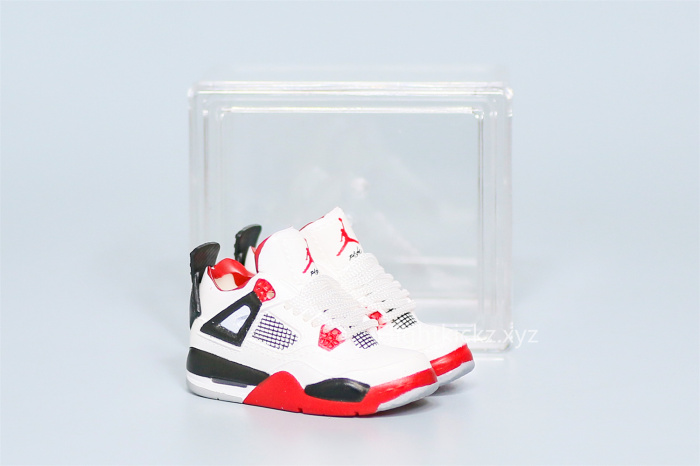 Mini Sneaker Air Jordan 4 Fire Red 3D keychain