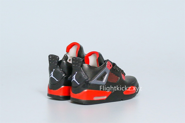 Mini Sneaker Air Jordan 4 Red Thunder 3D keychain