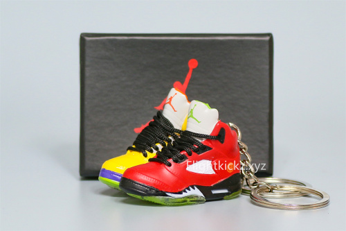 Mini Sneaker Air Jordan 5 What the 3D keychain