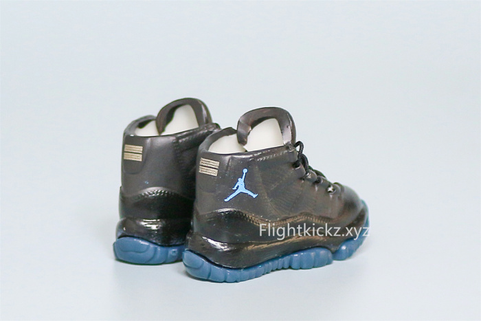 Mini Sneaker Air Jordan 11 Gamma Blue 3D keychain