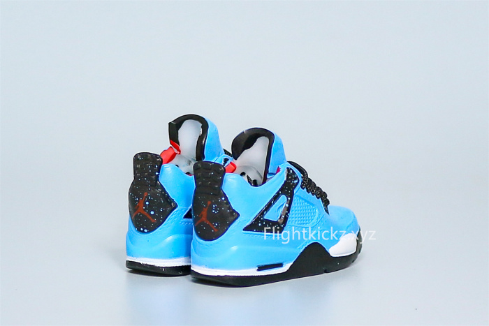 Mini Sneaker Travis Scott x Jordan 4 3D keychain