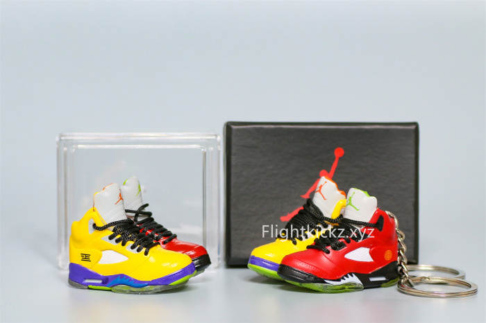 Mini Sneaker Air Jordan 5 What the 3D keychain