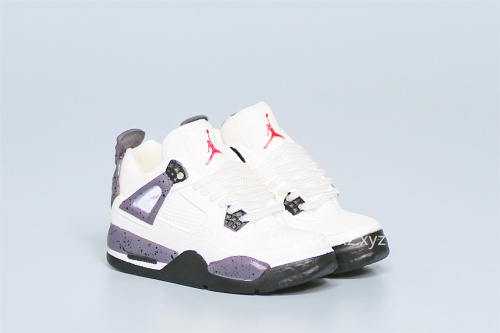 Mini Sneaker Air Jordan 4 White Cement 3D keychain