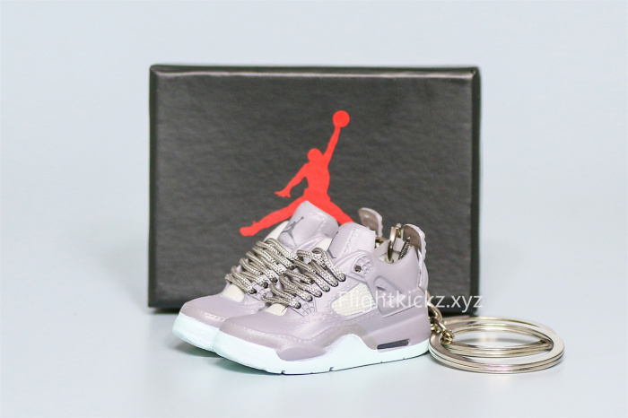 Mini Sneaker Kaws X Air Jordan 4 Grey 3D keychain