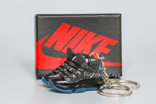 Mini Sneaker Air Jordan 11 Gamma Blue 3D keychain