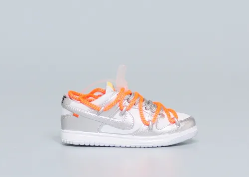 Mini Sneaker Off-White x Nike Dunk Low Lot 3D keychain