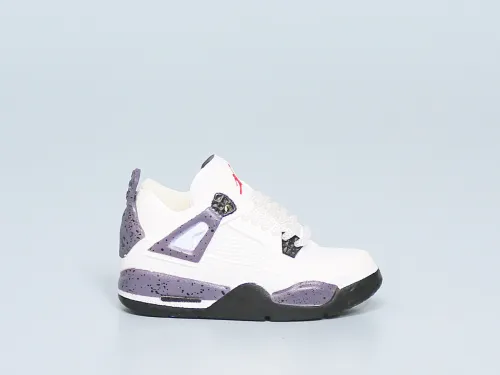 Mini Sneaker Air Jordan 4 White Cement 3D keychain