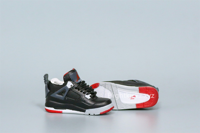 Mini Sneaker Air Jordan 4 Bred 3D keychain