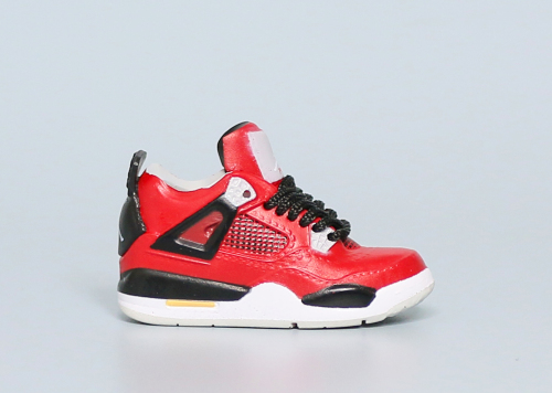 Mini SneakerJordan 4 Retro Toro Bravo 3D keychain