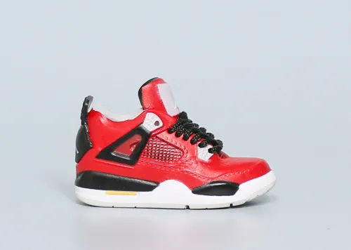 Mini SneakerJordan 4 Retro Toro Bravo 3D keychain