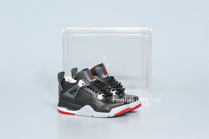 Mini Sneaker Air Jordan 4 Bred 3D keychain