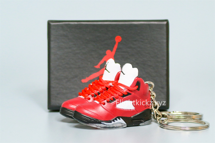 Mini Sneaker Air Jordan 5 Bull 3D keychain