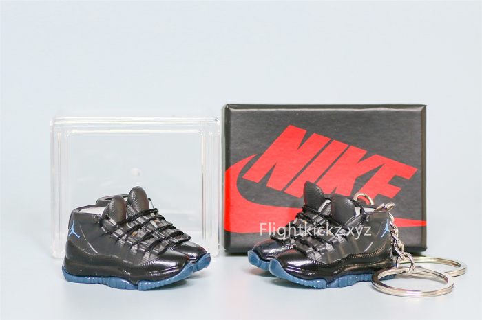 Mini Sneaker Air Jordan 11 Gamma Blue 3D keychain