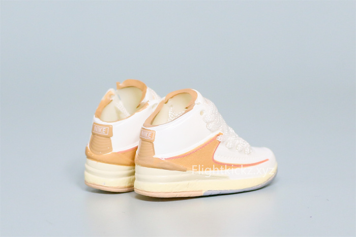 Mini Sneaker Air Jordan 2 Craft Sunset Haze 3D keychain