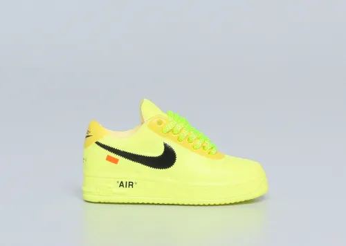 Mini Sneaker Off White X Nike Air Force 1 Volt 3D keychain