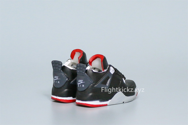 Mini Sneaker Air Jordan 4 Bred 3D keychain