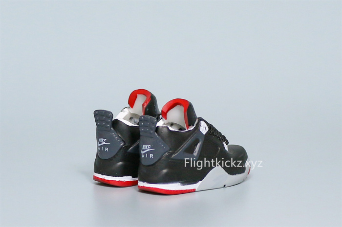 Mini Sneaker Air Jordan 4 Bred 3D keychain
