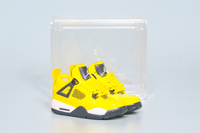 Mini Sneaker Air Jordan 4 Lightning 3D keychain