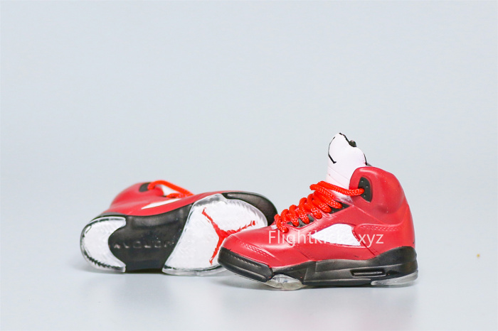 Mini Sneaker Air Jordan 5 Bull 3D keychain
