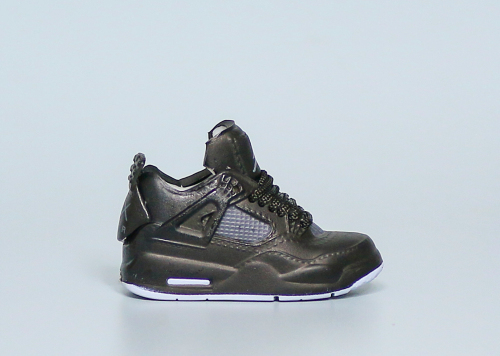 Mini Sneaker Kaws x Air Jordan 4 Dark Grey 3D keychain