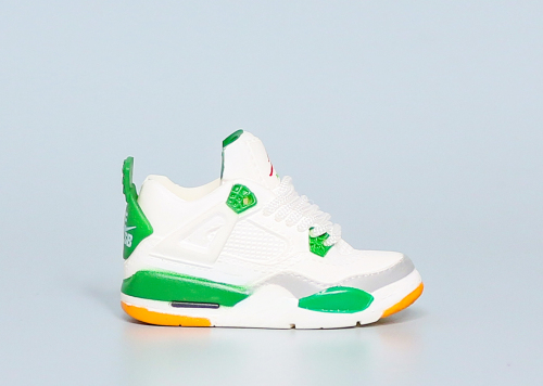 Mini Sneaker Air Jordan 4 Pine Green 3D keychain