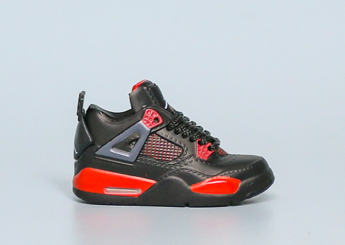 Mini Sneaker Air Jordan 4 Red Thunder 3D keychain
