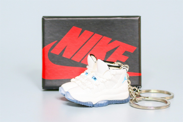 Mini Sneaker Air Jordan 11 Legend Blue 3D keychain