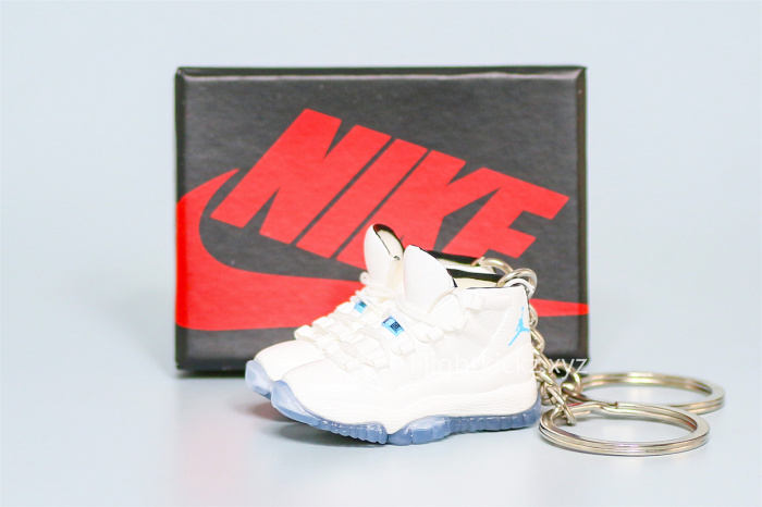 Mini Sneaker Air Jordan 11 Legend Blue 3D keychain