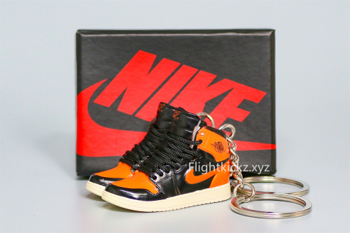 Mini Sneaker Air Jordan 1 Retro High Og Shattered Backboard 3.0 3D keychain