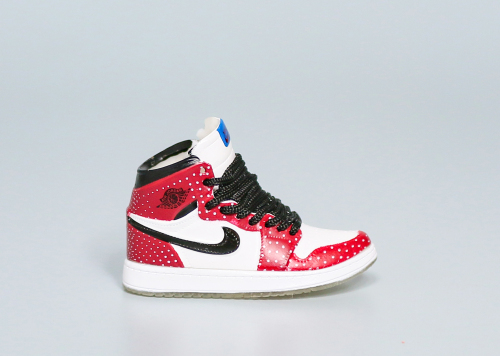 Mini Sneaker Air Jordan 1 Spider Man 3D keychain