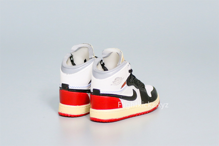 Mini Sneaker Jordan 1 Retro High Union Los Angeles Black Toe 3D keychain