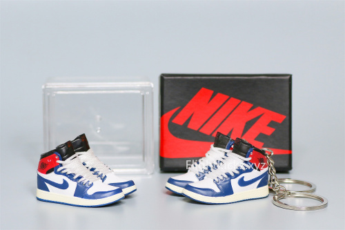 Mini SneakerUnion Air Jordan 1 Retro High OG NRG  Storm Blue  3D keychain