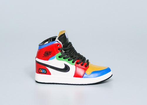 Mini Sneaker Jordan x Blue The Great Air Jordan 1 Mid  Fearless  3D keychain