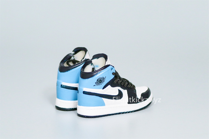 Mini Sneaker Air Jordan 1 UNC Obsdian 3D keychain