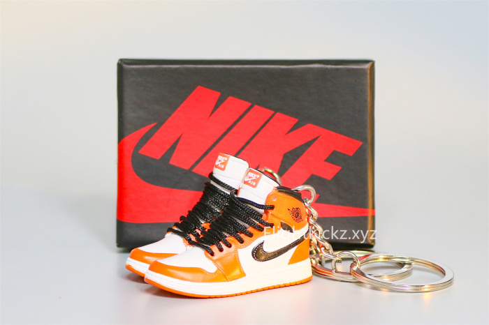 Mini Sneaker Air Jordan 1 Retro Reverse Shattered Backboard 3D keychain