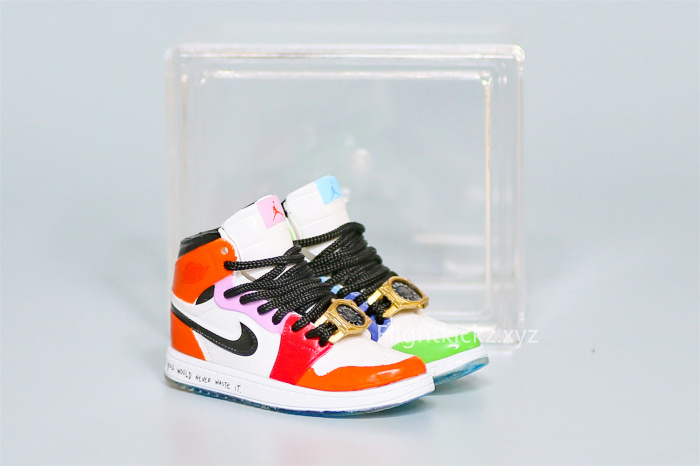 Mini Sneaker Air Jordan 1 Mid Fearless 'Melody Ehsani'  3D keychain