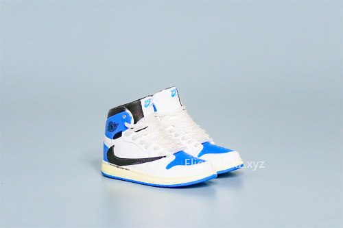 Mini Sneaker Fragment x Air Jordan 1 High White Laces 3D keychain