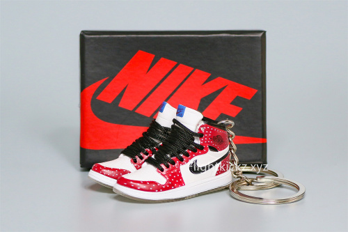 Mini Sneaker Air Jordan 1 Spider Man 3D keychain