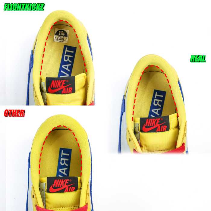 US Warehouse:Travis Scott x Air Jordan 1 Retro Low OG SP “Elkins/Canary Yellow”（A1）