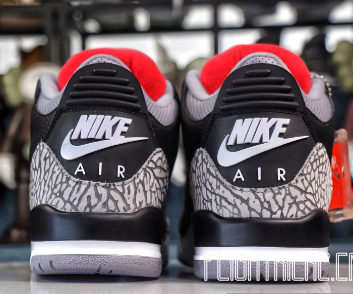 US Warehouse: Air Jordan 3 OG Black Cement 2018 (LN5 A1 batch)