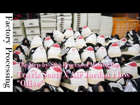 US Warehouse: Travis Scott x Air Jordan 1 Low OG SP WMNS Olive （A1）