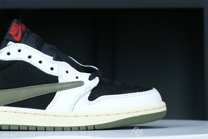 US Warehouse: Travis Scott x Air Jordan 1 Low OG SP WMNS Olive （A1）