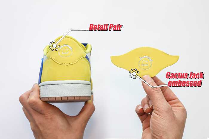 US Warehouse:Travis Scott x Air Jordan 1 Retro Low OG SP “Elkins/Canary Yellow”（A1）