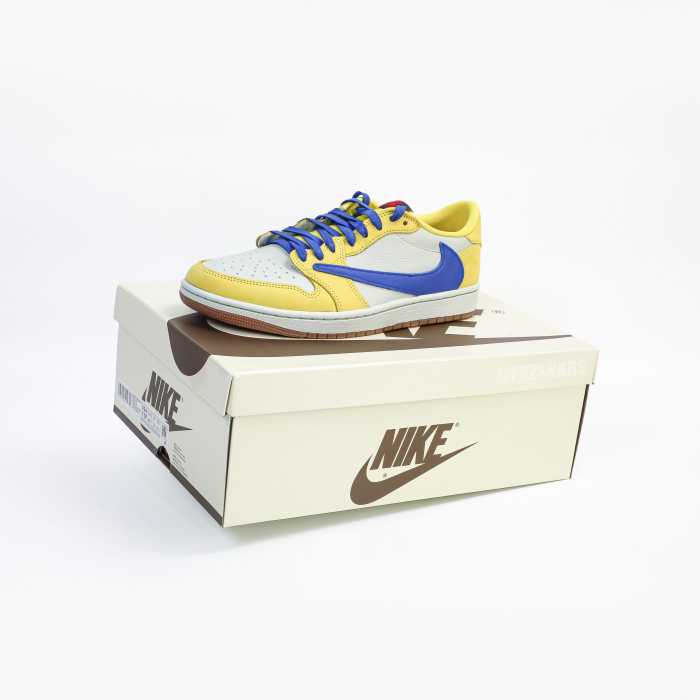 US Warehouse:Travis Scott x Air Jordan 1 Retro Low OG SP “Elkins/Canary Yellow”（A1）