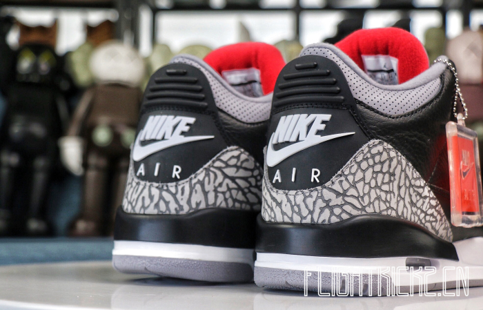 US Warehouse: Air Jordan 3 OG Black Cement 2018 (LN5 A1 batch)