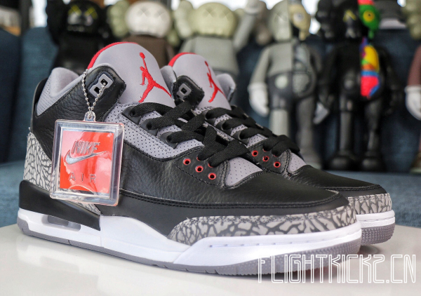 US Warehouse: Air Jordan 3 OG Black Cement 2018 (LN5 A1 batch)