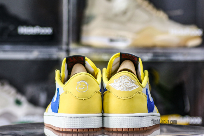 US Warehouse:Travis Scott x Air Jordan 1 Retro Low OG SP “Elkins/Canary Yellow”（A1）