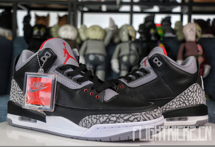 US Warehouse: Air Jordan 3 OG Black Cement 2018 (LN5 A1 batch)
