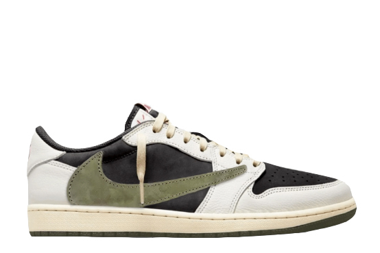 US Warehouse: Travis Scott x Air Jordan 1 Low OG SP WMNS Olive （A1）