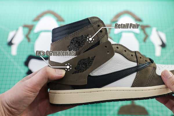 US Warehouse: Travis Scott x Air Jordan 1  2019 （A1）
